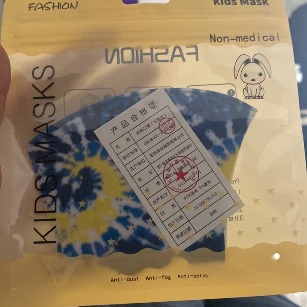 5 x face mask for 15$ different colors all 5 included or pick what color